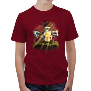 tshirt-enfant-indiana-bender-coton-bio-rouge