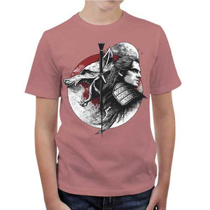 tshirt-enfant-the-witcher-graphique-et-epique-coton-bio-petal-rose