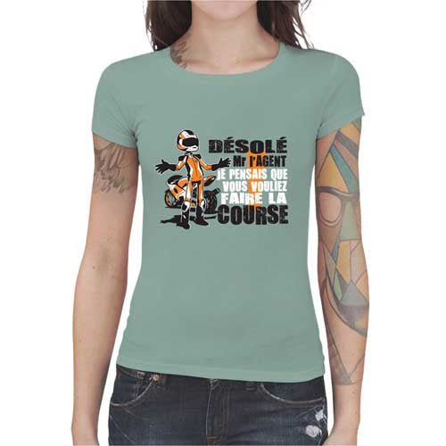 T shirt Motarde - Désolé