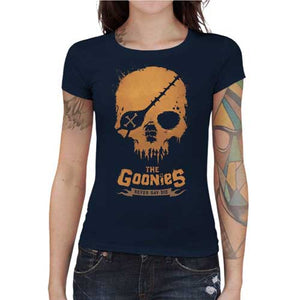tshirt-femme-the-goonies-la-nostalgie-des-annees-80-coton-bio-bleu-nuit
