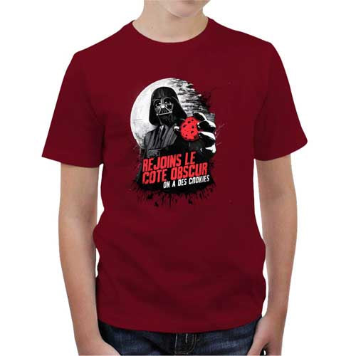 T-shirt Element X Star Wars Dark Vador - Taille S05 - Noir Sur Rouge - 100% Coton - Neuf Sans étiquettes