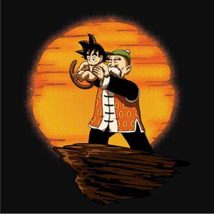 tshirt-king-goku-coton-bio-noir