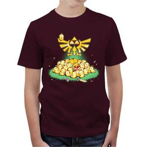 tshirt-enfant-link-vs-cocottes-coton-bio-cerise