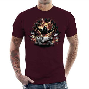 tshirt-homme-meurs-pourriture-communiste-coton-bio-cerise