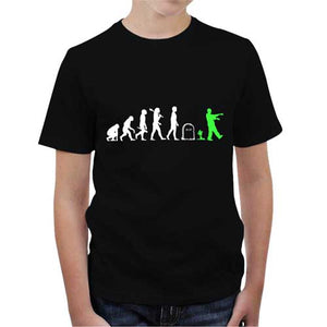 tshirt-enfant-zombie-coton-bio-noir