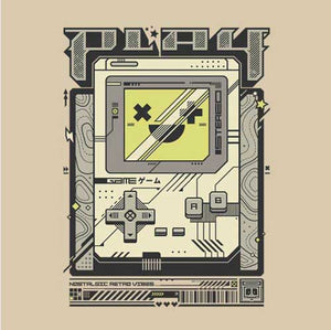 tshirt-play-retro-vibes-game-boy-style-old-school-coton-bio-beige
