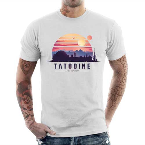T-shirt geek homme Tatooine