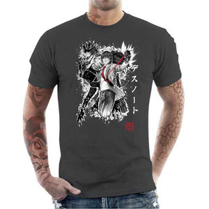 tshirt-homme-god-of-the-new-world-parodie-de-death-note-coton-bio-gris-fonce