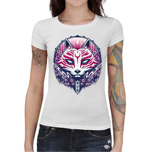 tshirt-femme-kitsune-inspire-du-folklore-japonais-coton-bio-blanc