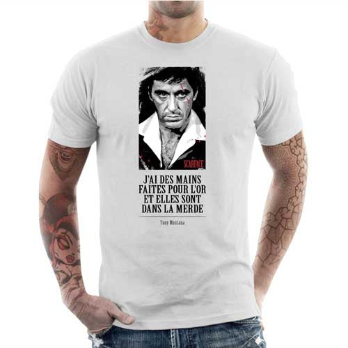 T-shirt geek homme - Tony Montana