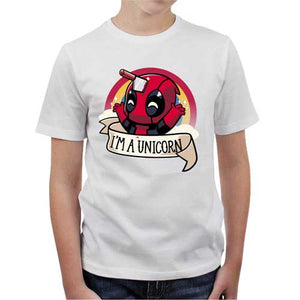 tshirt-enfant-cinema-i-am-unicorn-deadpool-coton-bio-blanc