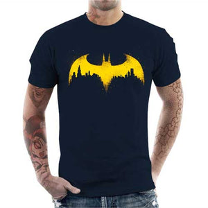 tshirt-homme-batman-coton-bio-bleu-nuit