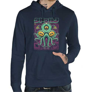 sweat-cthulhu-fhtagn-coton-bio-bleu-nuit