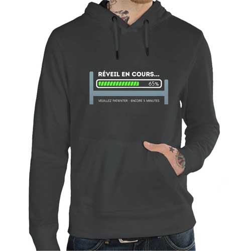 Sweat geek - Réveil en cours