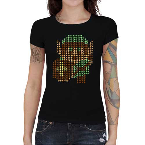 T-shirt Geekette - Un Link en cache un autre
