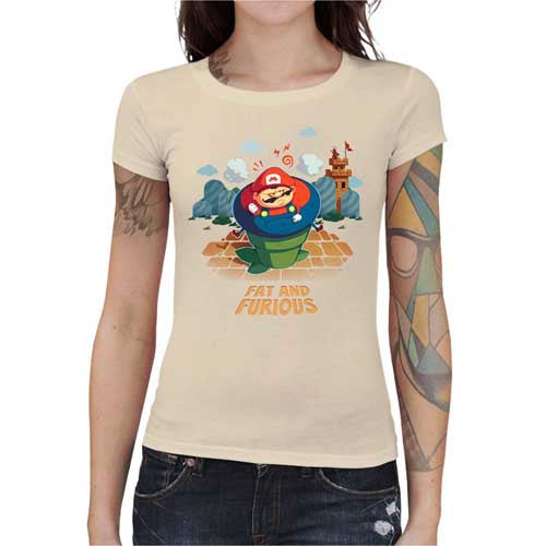 T-shirt Geekette - Fat and Furious