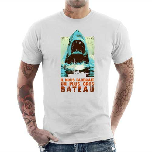 T-shirt geek homme - Jaws