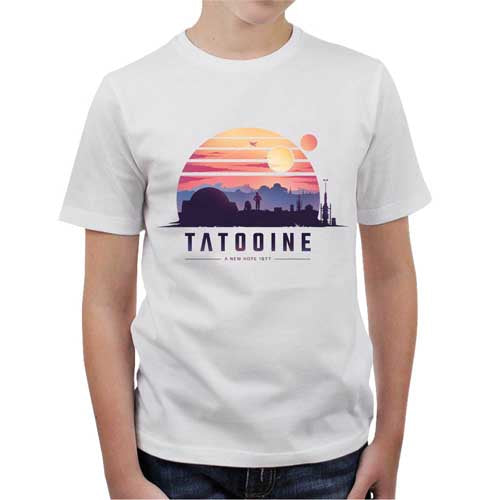 T-shirt enfant geek - Tatooine