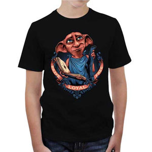 tshirt-enfant-t-shirt-dobby-l-elf-de-maison-coton-bio-noir