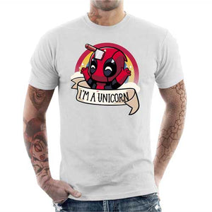 tshirt-homme-cinema-i-am-unicorn-deadpool-coton-bio-blanc