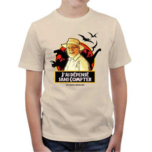 tshirt-enfant-john-hammond-replique-coton-bio-natural