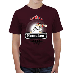 tshirt-enfant-heiouken-coton-bio-cerise