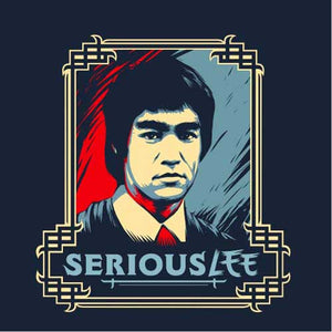 tshirt-serious-lee-coton-bio-bleu-nuit