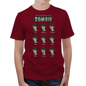 tshirt-enfant-mieux-comprendre-votre-zombie-coton-bio-rouge