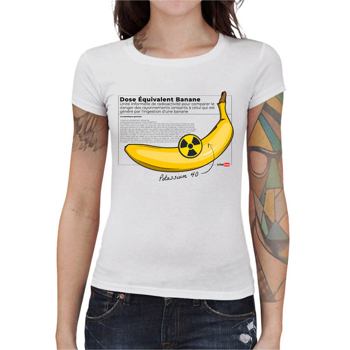 T-shirt Geekette - Banane - Point Genius
