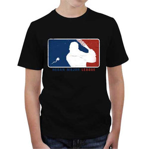 tshirt-enfant-negan-major-league-coton-bio-noir