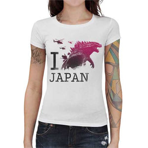 tshirt-femme-i-godzilla-japan-coton-bio-blanc