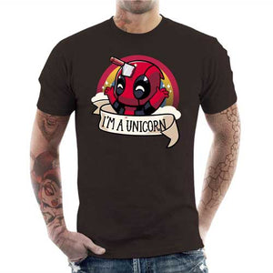 tshirt-homme-cinema-i-am-unicorn-deadpool-coton-bio-chocolat