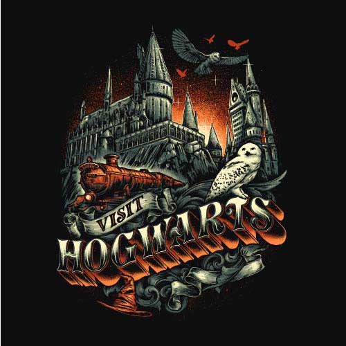 Tshirt Poudlard - Hogwarts