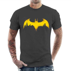 tshirt-homme-batman-coton-bio-gris-fonce