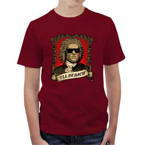 tshirt-enfant-be-bach-coton-bio-rouge