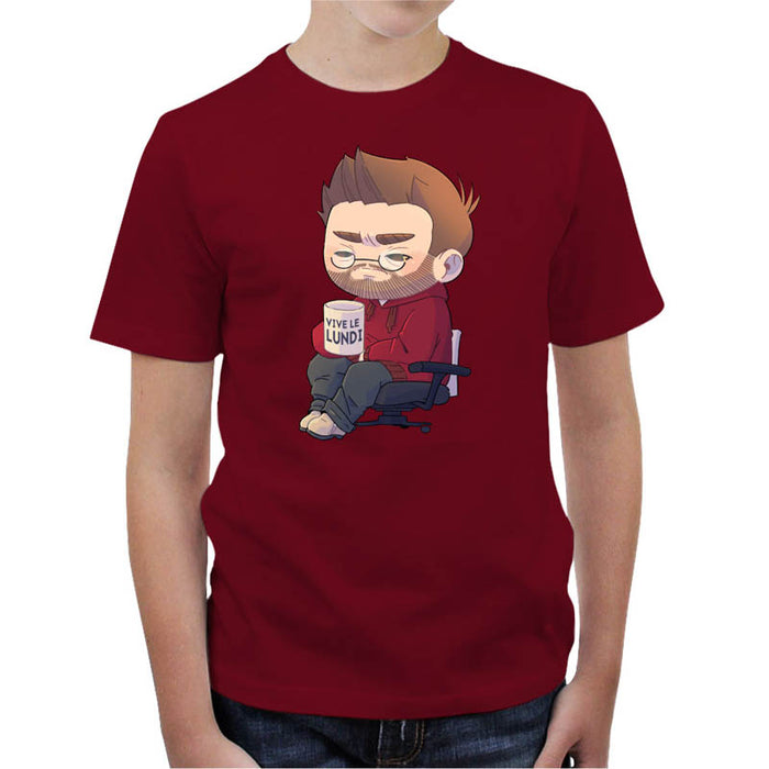 T-shirt Enfant Geek - Vive le Lundi !