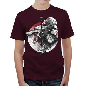 tshirt-enfant-the-witcher-graphique-et-epique-coton-bio-cerise