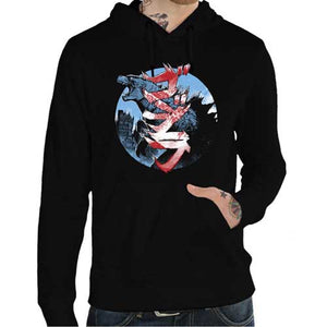 sweat-godzilla-gojira-scream-coton-bio-noir