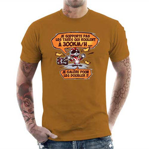 T shirt Motard homme - 300 km/h, Coloris Curcuma, Collections SOLDES, Top des ventes - Checkpoint, Checkpoint
