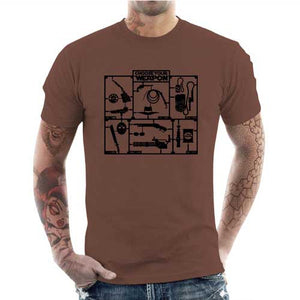 tshirt-homme-choose-your-weapon-coton-bio-sienna
