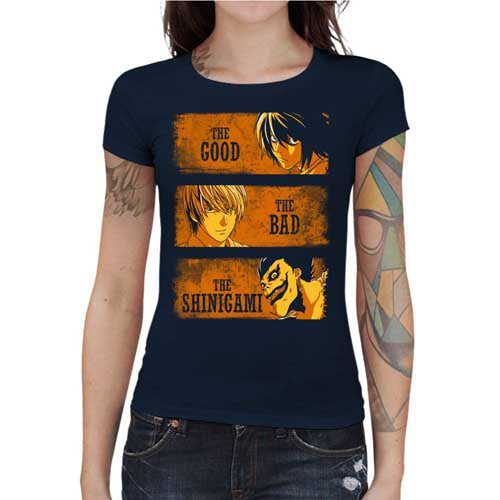T-shirt Geekette - The Shinigami – le Bon la Brute et le Truand