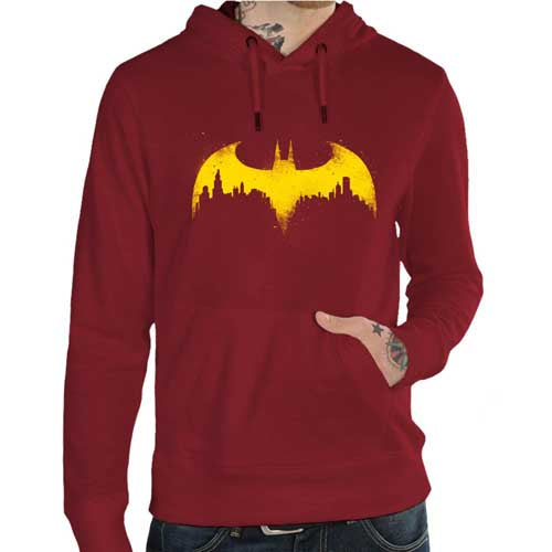 Sweat à Capuche Batman The Dark Knight - Symbole Classique, Coupe Classique 241g