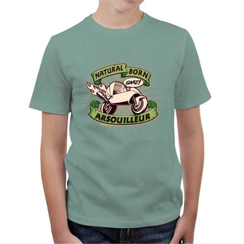 T shirt Moto Enfant - Arsouilleur-né