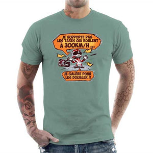 T shirt Motard homme - 300 km/h, Coloris Jade, Collections SOLDES, Top des ventes - Checkpoint, Checkpoint