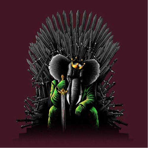 tshirt-unexpected-king-coton-bio-cerise