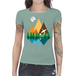 tshirt-femme-minimaliste-star-wars-forest-view-coton-bio-jade