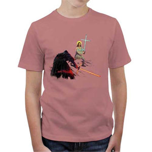 tshirt-enfant-holy-wars-coton-bio-petal-rose