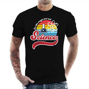 tshirt-homme-like-magic-but-real-science-et-magie-coton-bio-noir