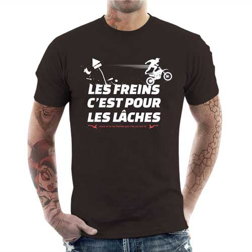 T shirt Motard homme - Les Freins