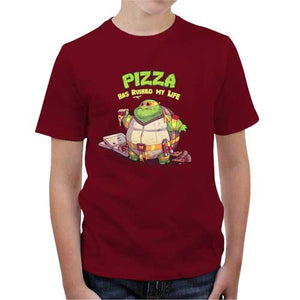 tshirt-enfant-turtle-pizza-coton-bio-rouge